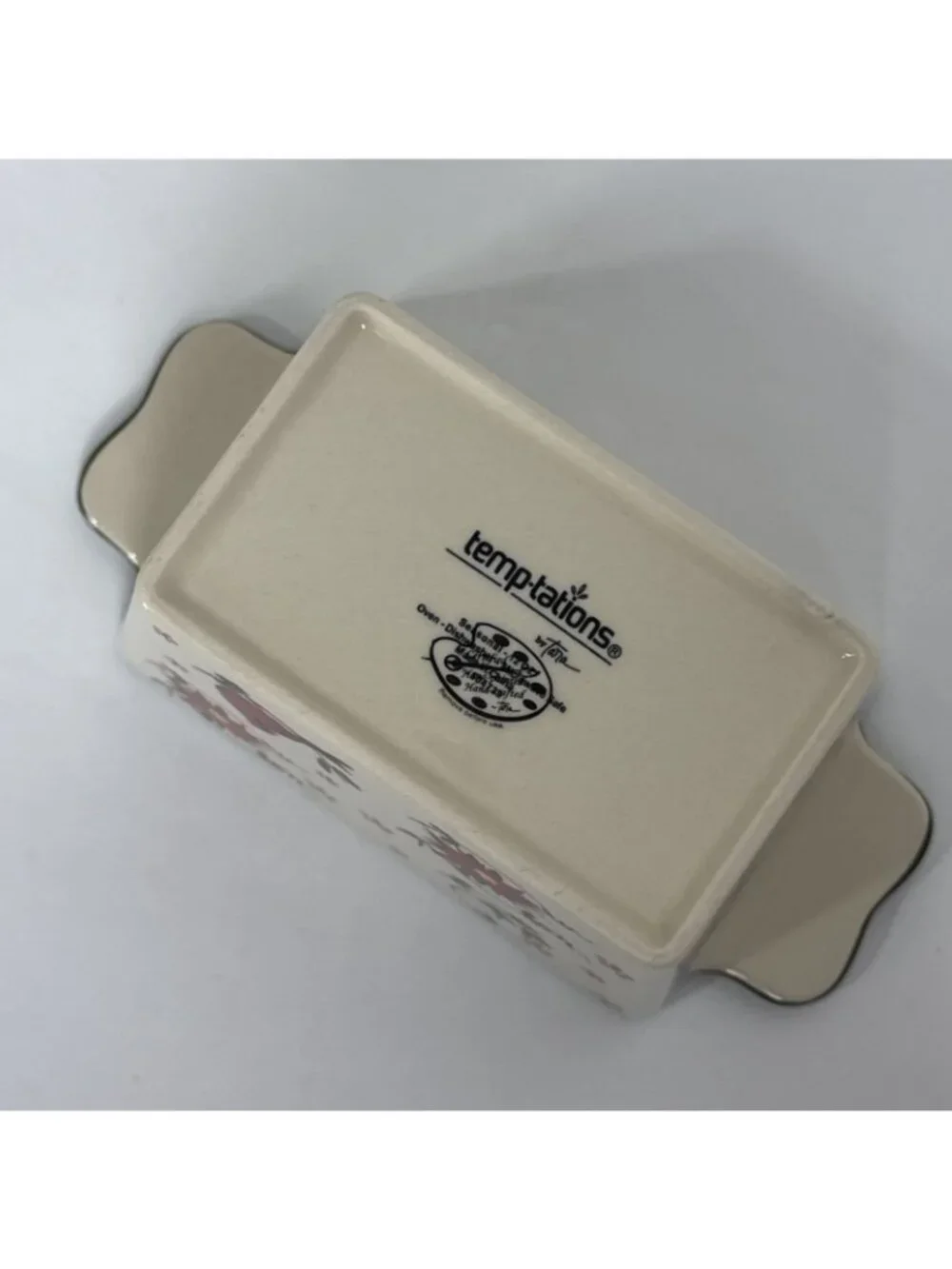 Temptations Red Cardinal Winter Whimsy 12 oz Loaf Pan NEW Christmas holiday bb